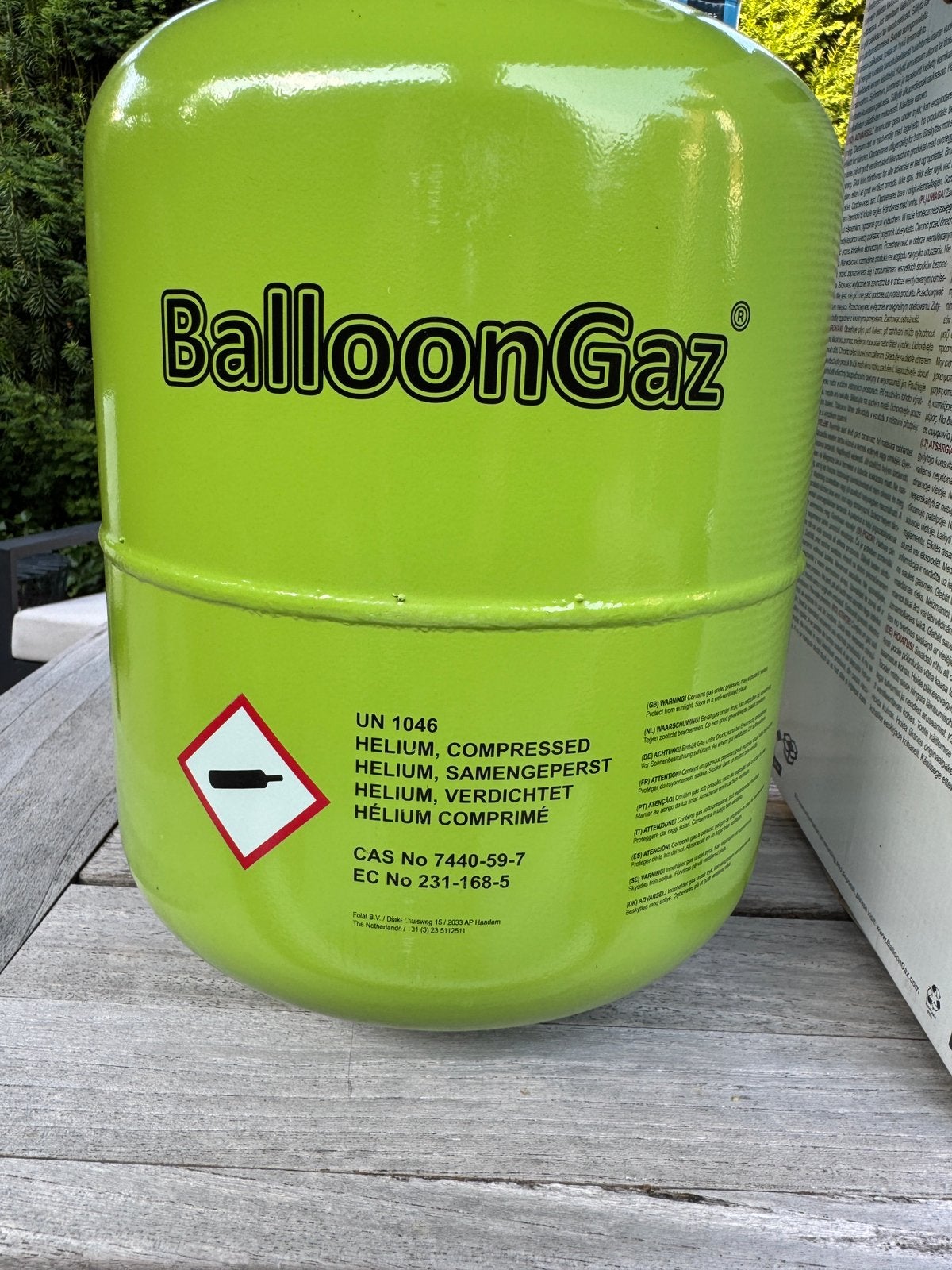 Helium gas voor ballonnen, Ophalen, Zo goed als nieuw, Versiering