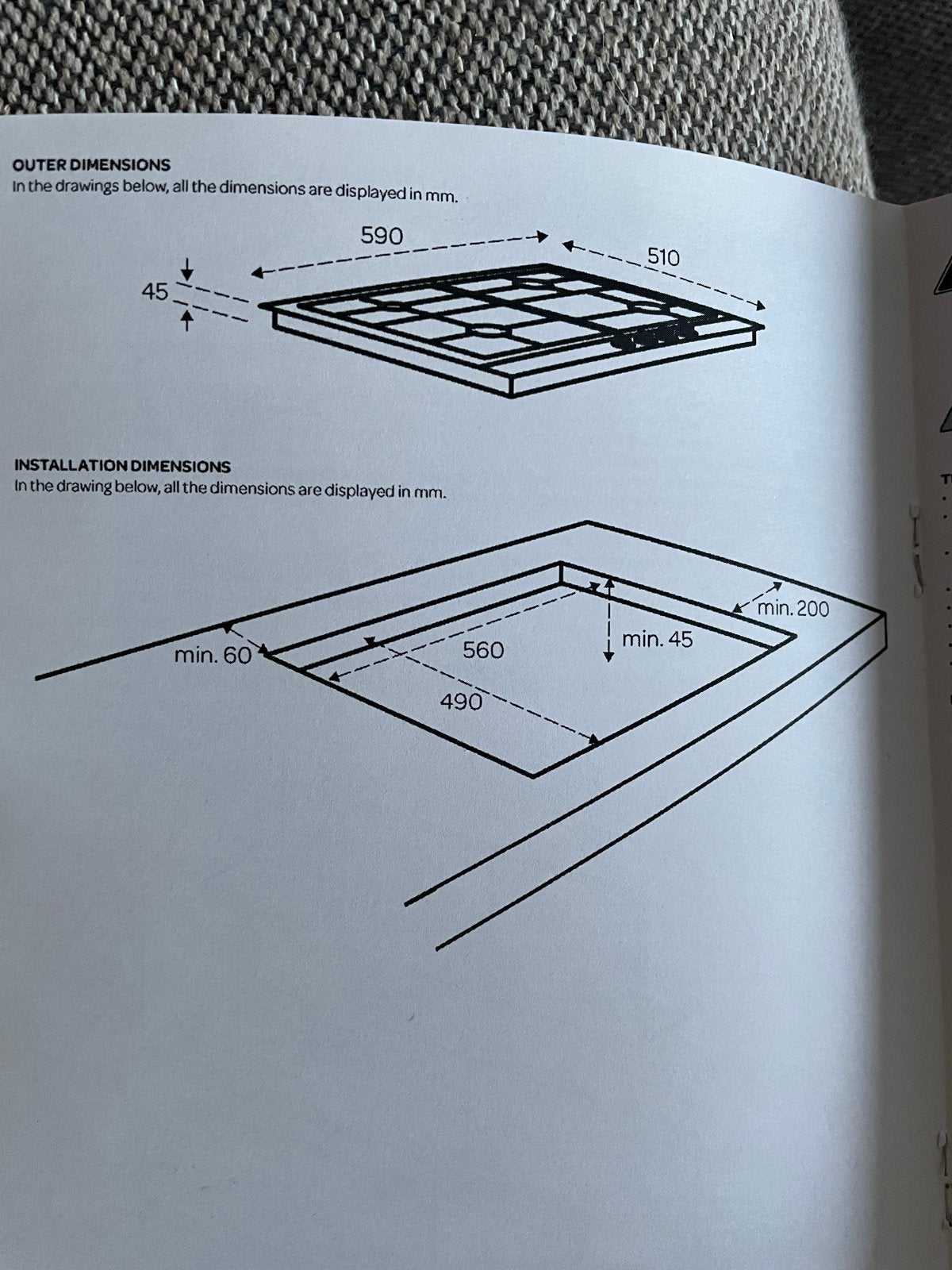Inventum IKG6021RVS Gaskookplaat - Nieuw in doos, Ophalen, Nieuw, 4 kookzones, Inbouw