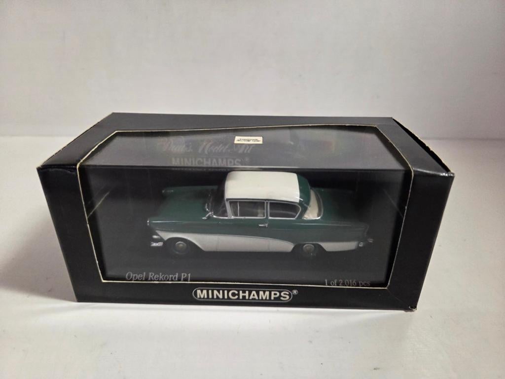 Minichamps Opel Rekord P1 1:43, Auto, ., Ophalen of Verzenden, Zo goed als nieuw