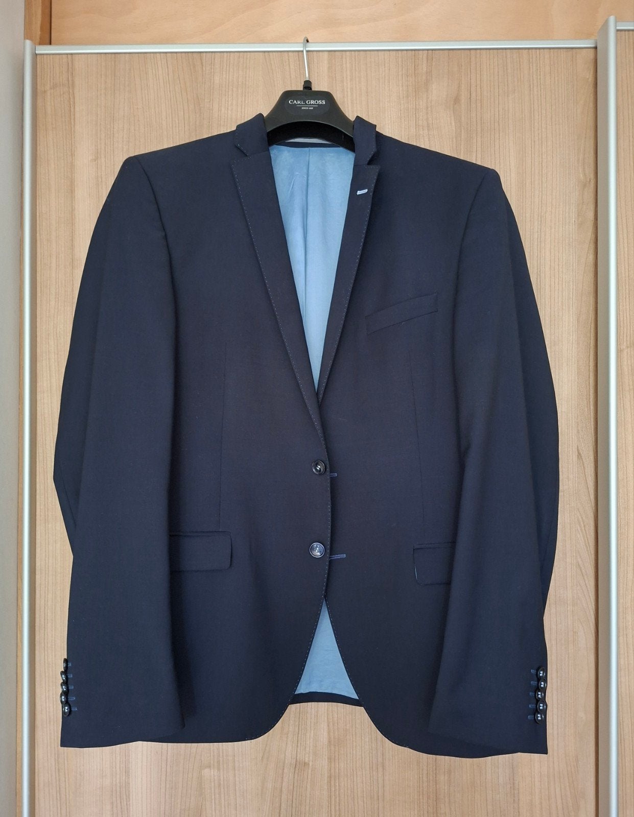 Mooi, donkerblauw kostuumjasje, maat 54, Kleding | Heren, Kostuums en Colberts, Maat 52/54 (L), Stones, Blauw, Ophalen of Verzenden