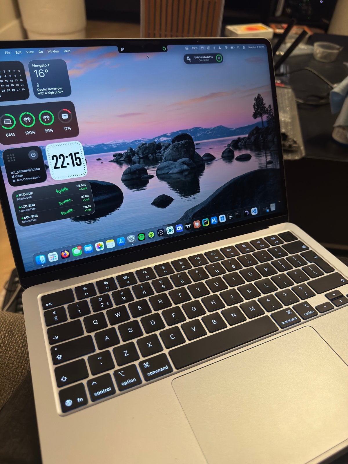 MacBook Air M4 – 16GB RAM – 256GB SSD – Zo goed als nieuw, Computers en Software, Apple Macbooks, Qwerty, 13 inch, Ophalen of Verzenden