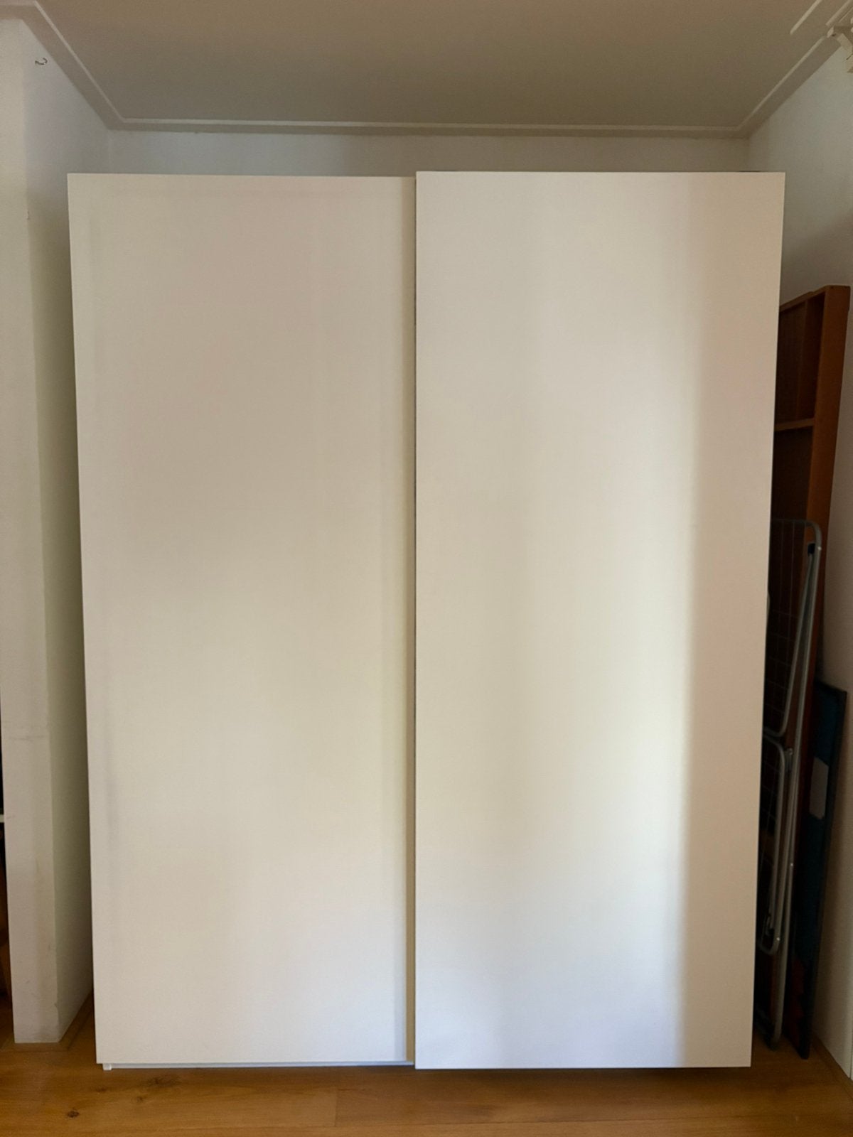 PAX / HASVIK Kledingkast, wit, 150x66x201 cm, Ophalen, Met lade(s), 100 tot 150 cm, 200 cm of meer