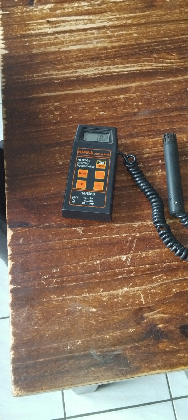 Hanna Instruments HI 8564 Thermo Hygrometer, Doe-het-zelf en Verbouw, Meetapparatuur, Ophalen