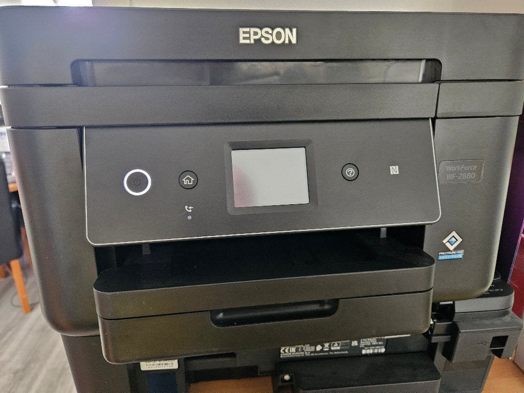 printer Epson Workforce WF-2880DWF met nieuwe inkt zgan, Computers en Software, Printers, Zo goed als nieuw, Printer, Kleur printen