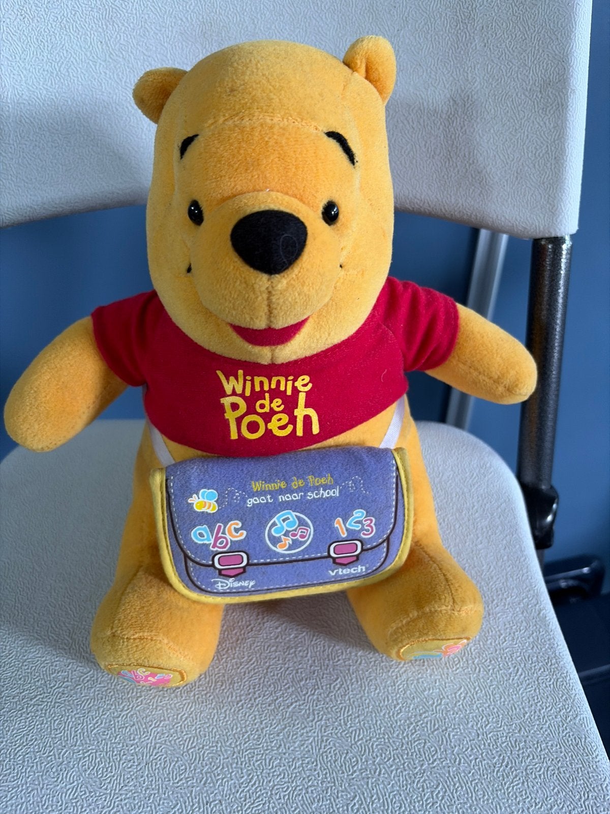 Winnie de Poeh VTech Knuffel Helaas de  geluiden werkt niet, Disney, Geel, Overige typen, Ophalen of Verzenden