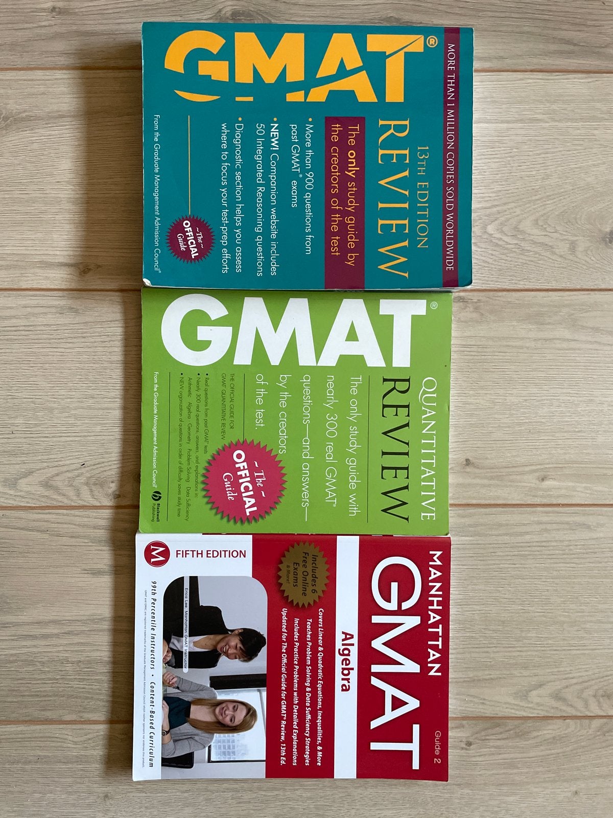GMAT studiegidsen: Review, Kwantitatief & Algebra (3 boeken), Boeken, Studieboeken en Cursussen, Ophalen, Gamma, Zo goed als nieuw