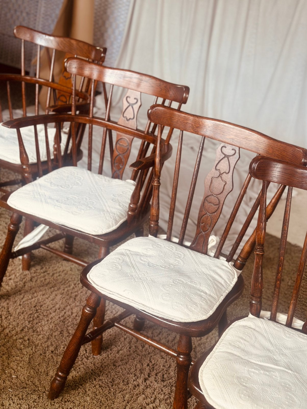 Windsor stoelen eetkamerstoelen 4, Ophalen