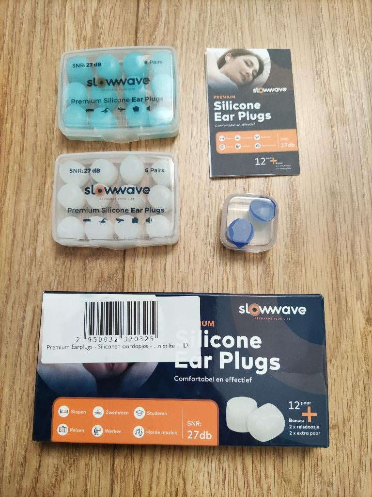 Slowwave premium silicone ear plugs oordopjes, Doe-het-zelf en Verbouw, Ophalen of Verzenden, Nieuw