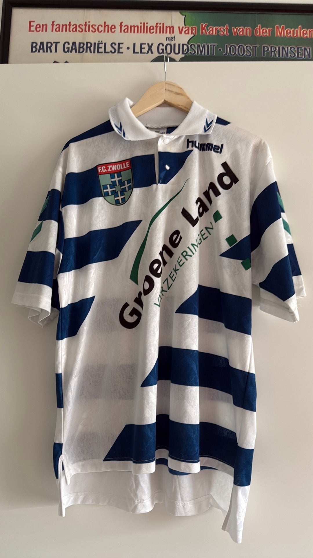 Fc Zwolle matchworn Robert Maaskant 1993-1994, Ophalen of Verzenden, Zo goed als nieuw, Overige binnenlandse clubs, Shirt