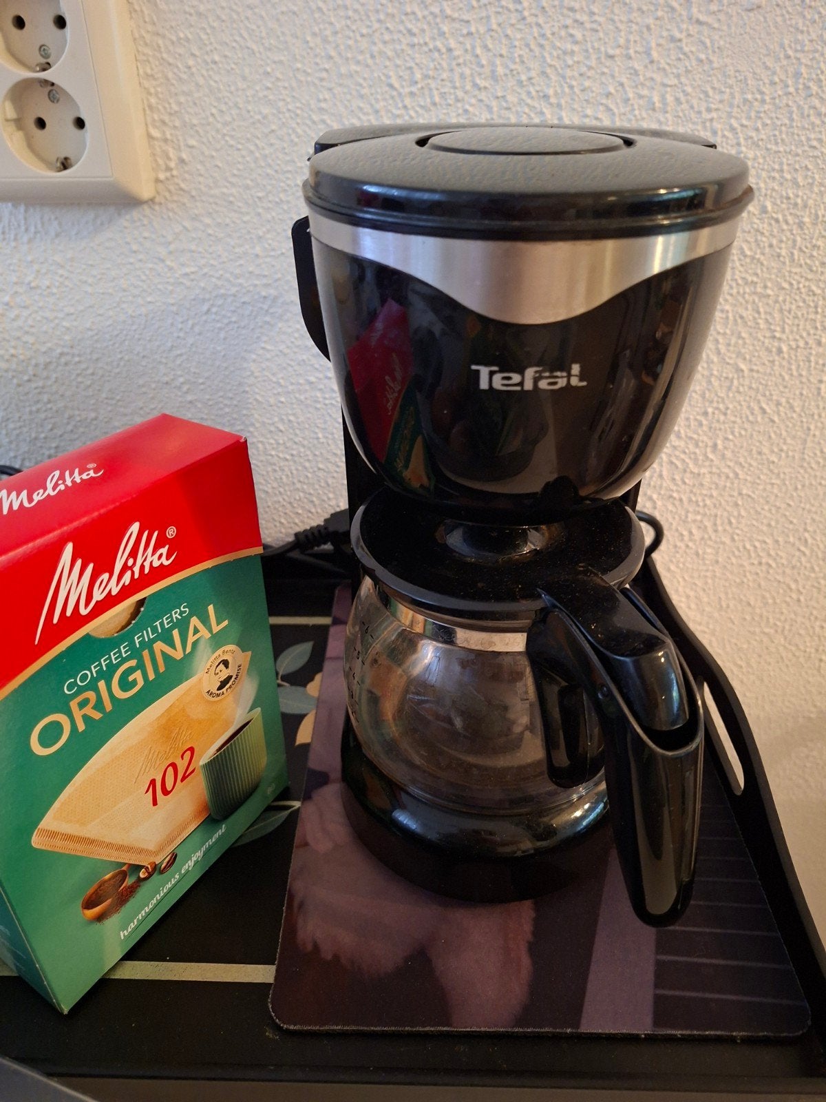 Tefal koffiezetapparaat met waterkoker, Ophalen, Gebruikt, Koffiemachine, Gemalen koffie