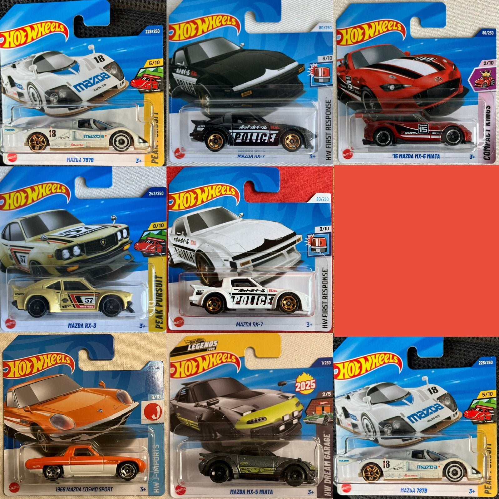 Hot Wheels Mazda diverse modellen Hotwheels per stuk, Ophalen of Verzenden, Nieuw, Auto
