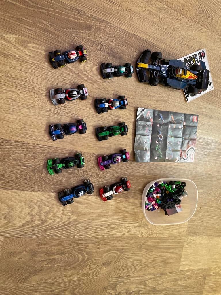 Lego Speed Champions Formule 1 Racewagens Collectie, Overige thema's, Lego, Ophalen of Verzenden, Zo goed als nieuw