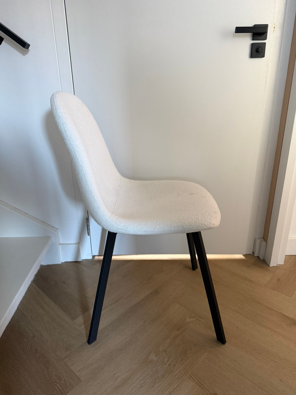 Stoel wit / beige, Ophalen, Gebruikt, Wit, Eén