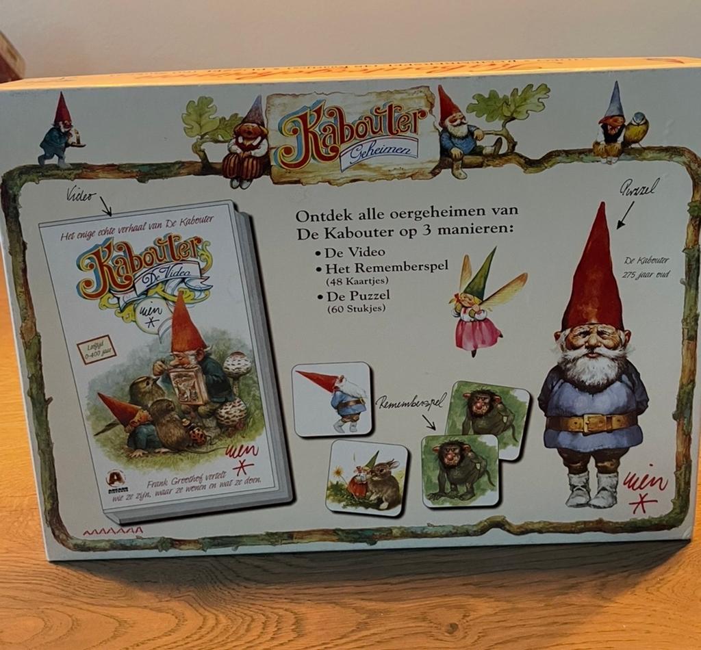 Rien PoortVliet- David de Kabouter Spellendoos, Kinderen en Baby's, Speelgoed | Educatief en Creatief, Nieuw, Puzzelen, Ophalen of Verzenden