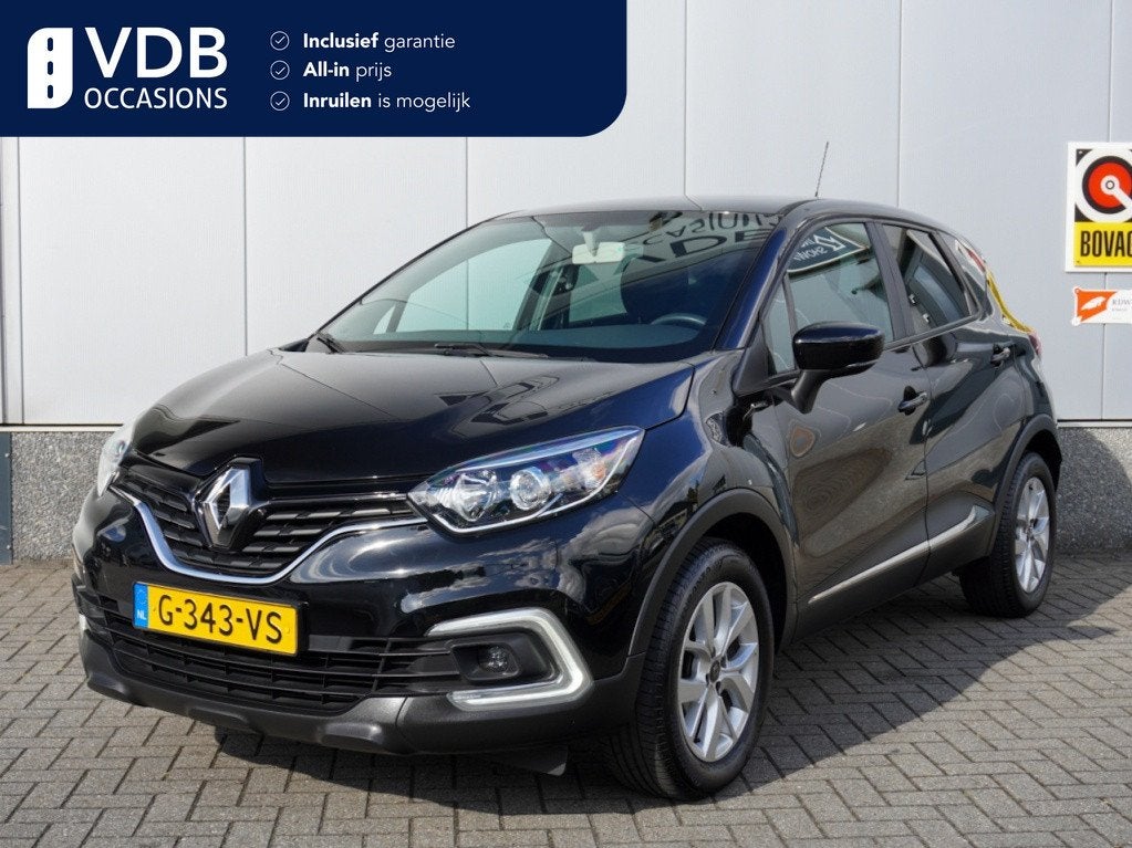 Renault Captur 0.9 TCe Limited CarPlay | Keyless | Navigatie, Auto's, Voorwielaandrijving, Stof, Gebruikt, 620 kg