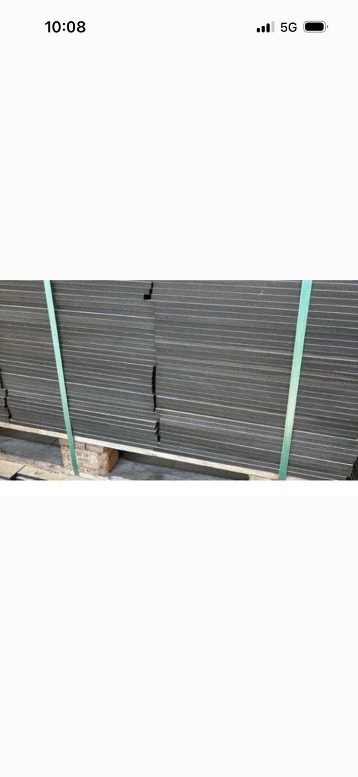 Trespa / HPL Licht Grijs 1600x400x12mm panelen platen, Ophalen, Zo goed als nieuw