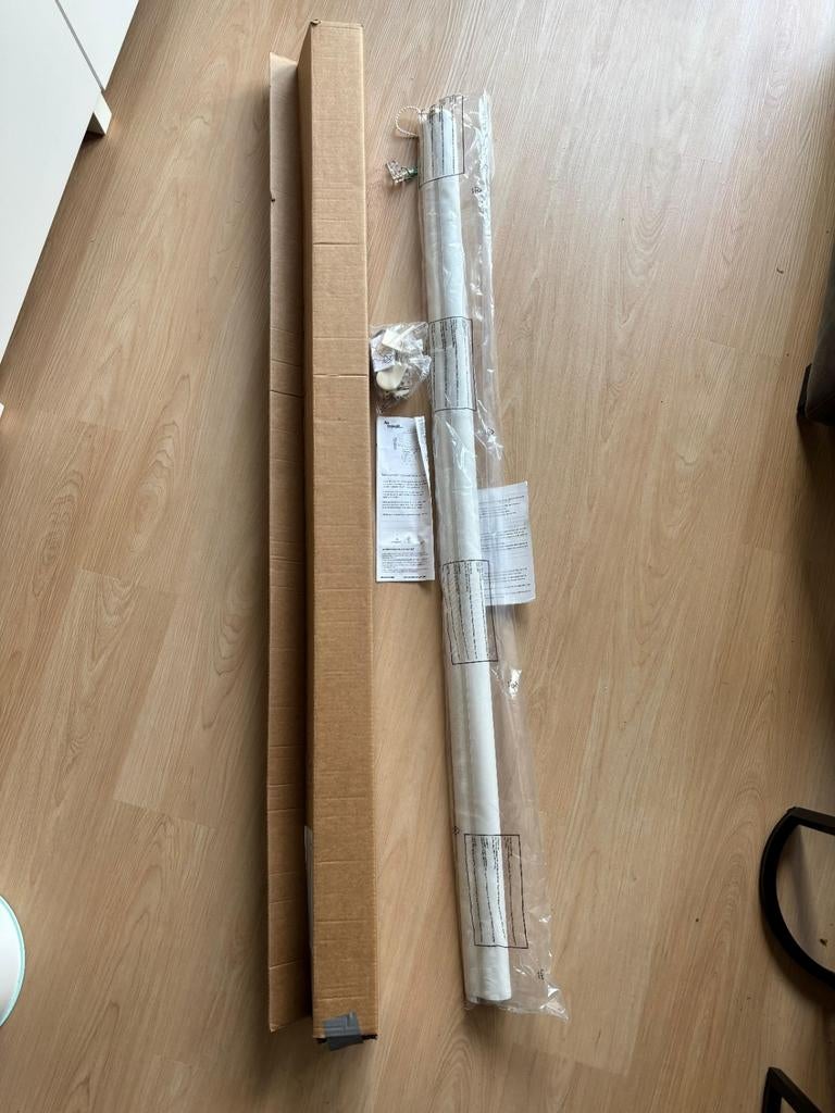 Rolgordijn Lynn Off-White 155x108.5 cm, Ophalen, 100 tot 150 cm, 150 tot 200 cm, Nieuw