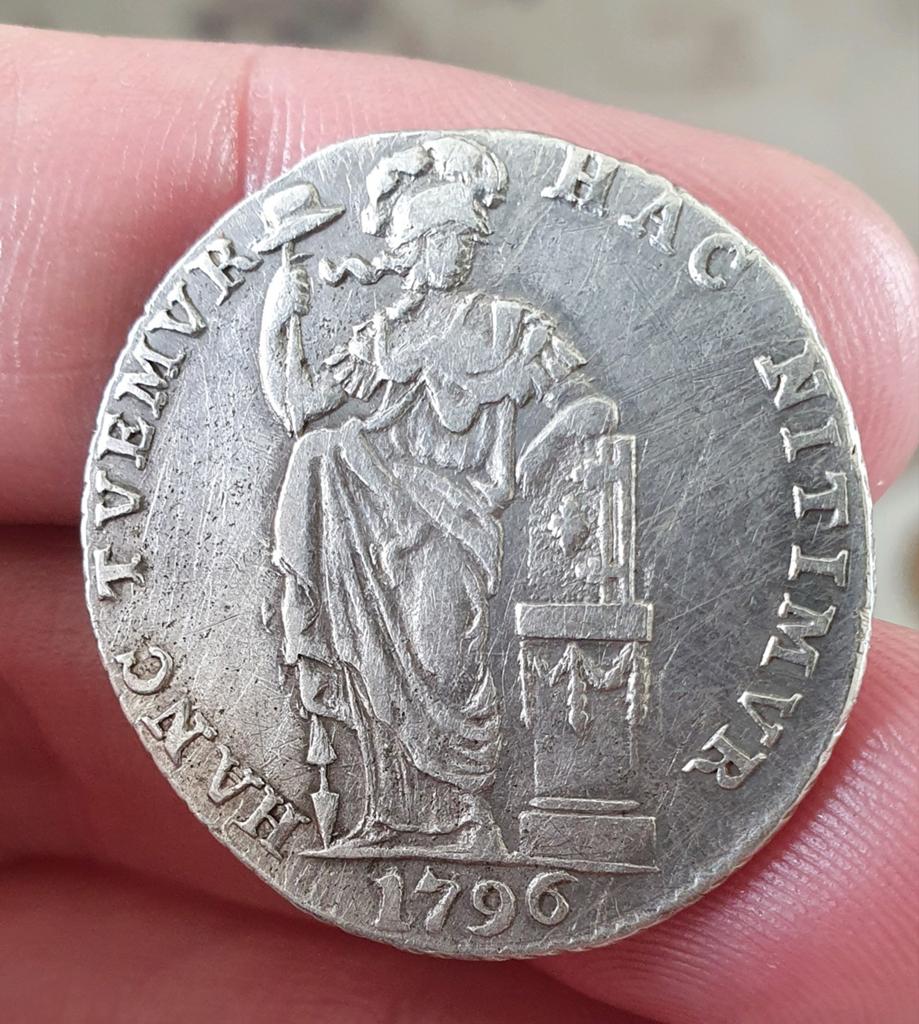 Gulden West-Friesland Bataafse republiek 1796 -R-, Ophalen of Verzenden, Vóór koninkrijk