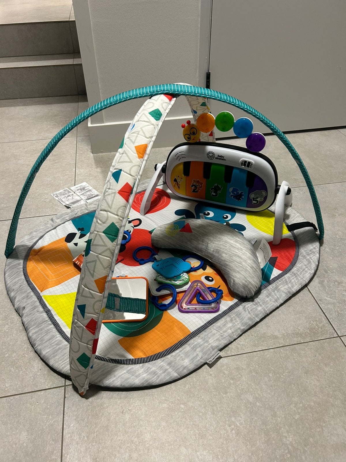 Baby Einstein, 4-in-1 Kickin' Tunes Baby Gym Discovery, Ophalen of Verzenden, Zo goed als nieuw
