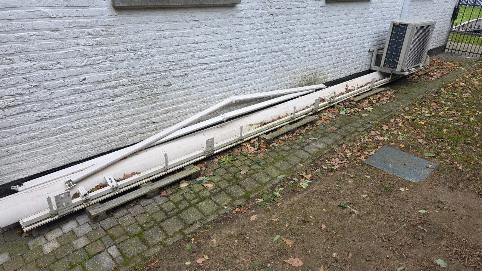 Knikarmscherm - Opknapper, Ophalen, Gebruikt, 450 cm of meer, Elektrisch