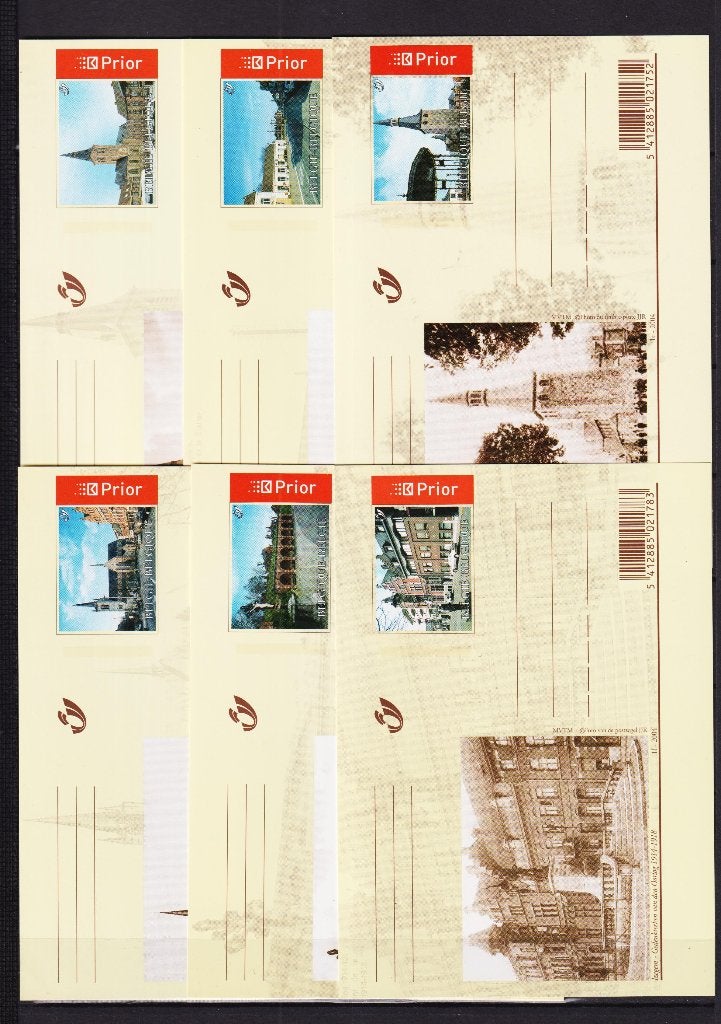 België 2004 Geïllustreerde briefkaarten BK118-BK127 **, Ophalen, Postfris, Postfris
