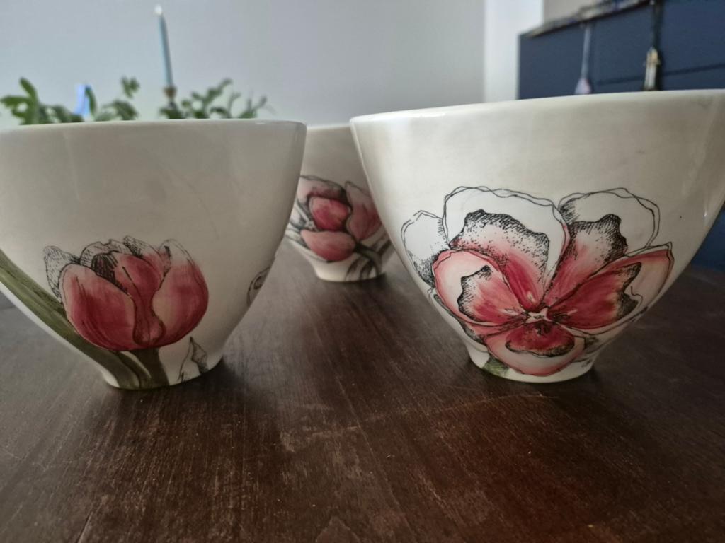 3 grote etenskommen soepkommen Seasons by Jet, Ophalen of Verzenden