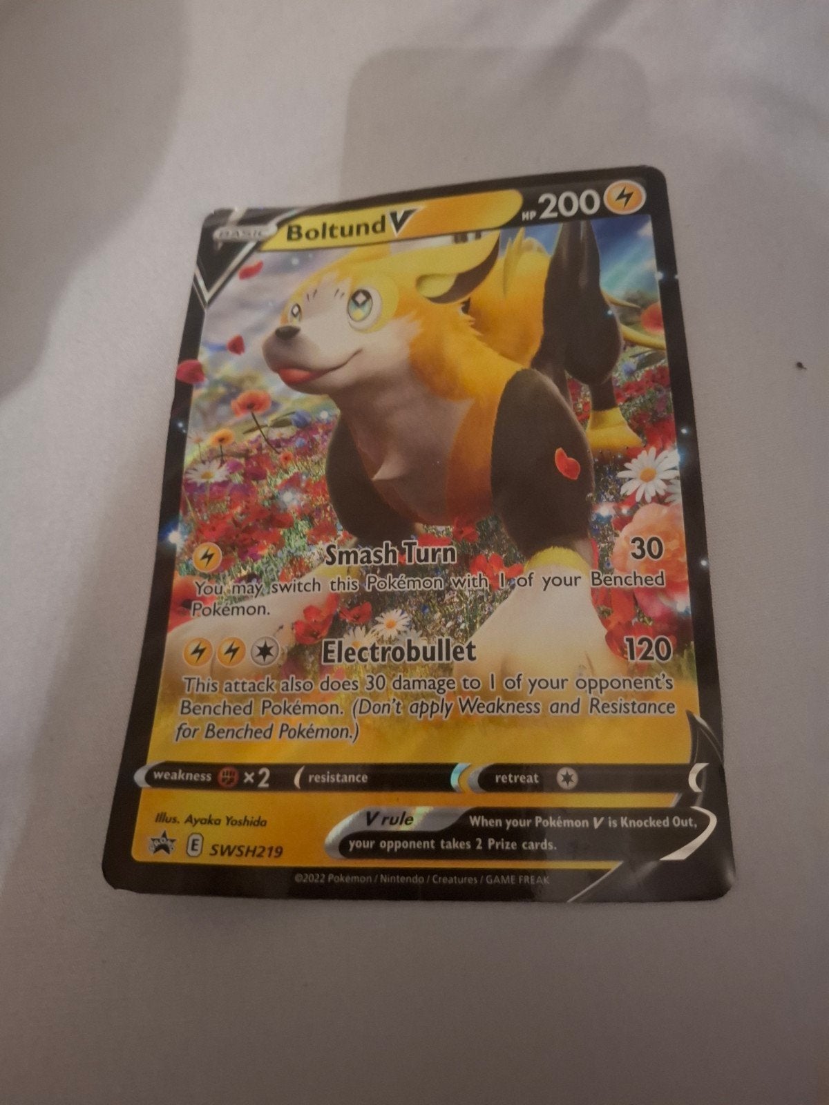 Pokémon Kaart Boltund V SWSH219 - Zo goed als nieuw, Ophalen, Zo goed als nieuw