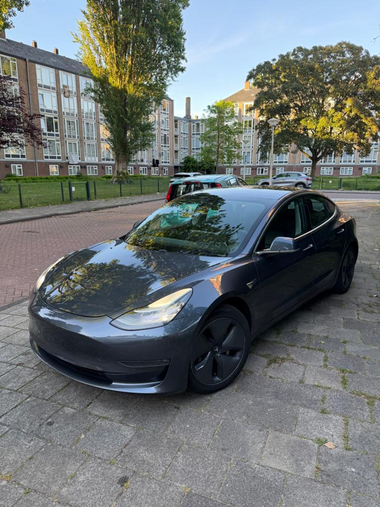 Tesla Model 3 2019 Grijs , LONG RANGE , CABMAN, BTW, Auto's, Automaat, 1831 kg, Origineel Nederlands, Elektrisch