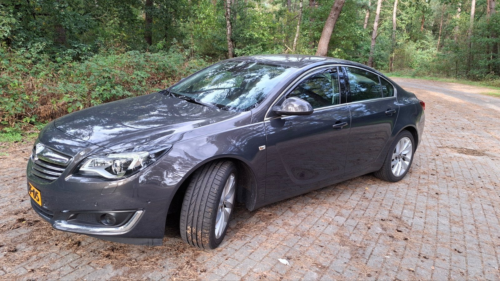 Opel Insignia 1.6 Turbo 125KW 4-DRS 2014 Grijs, Voorwielaandrijving, 4 cilinders, Origineel Nederlands, Handgeschakeld