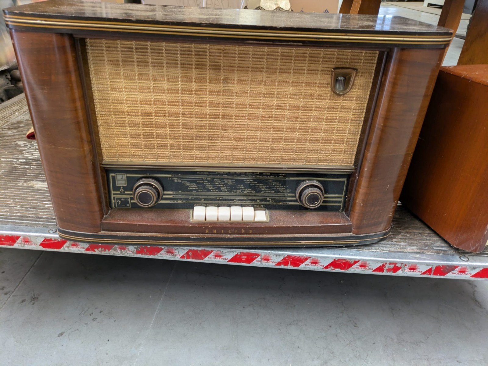3 Oude radio's - Decoratie (niet werkend), Ophalen, Niet werkend, Radio