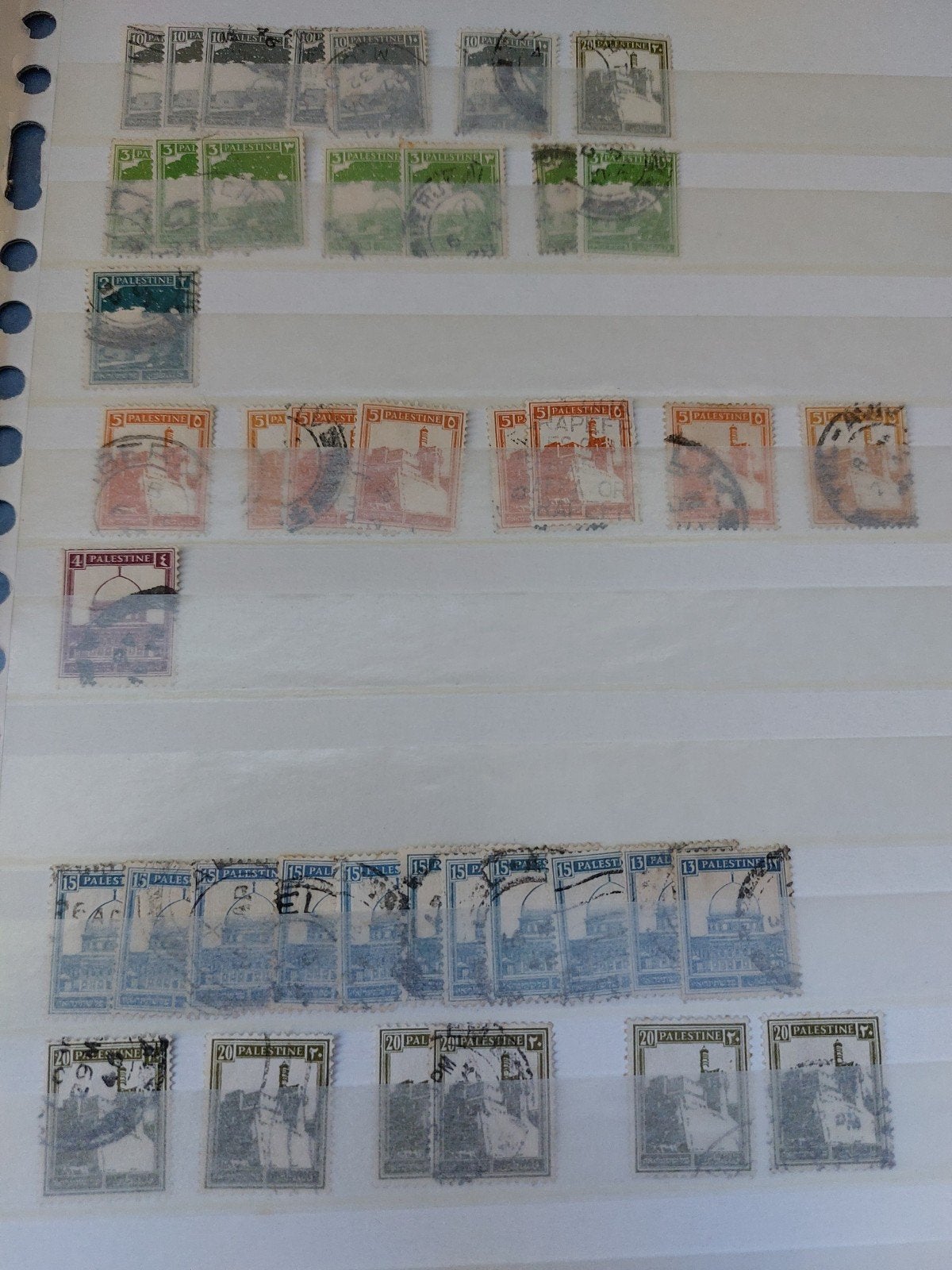 postzegels Palestina, Postzegels en Munten, Postzegels | Volle albums en Verzamelingen, Ophalen of Verzenden, Nederland