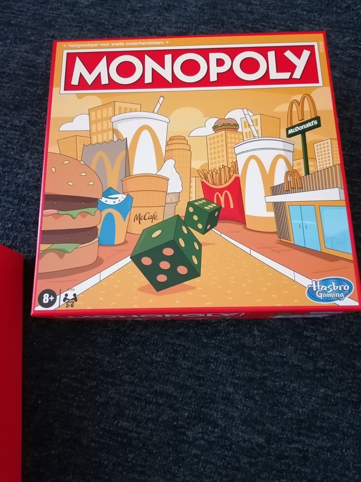 Monopoly McDonald's Editie -  nieuw, Vijf spelers of meer, Ophalen of Verzenden, Nieuw, Hasbro Gaming