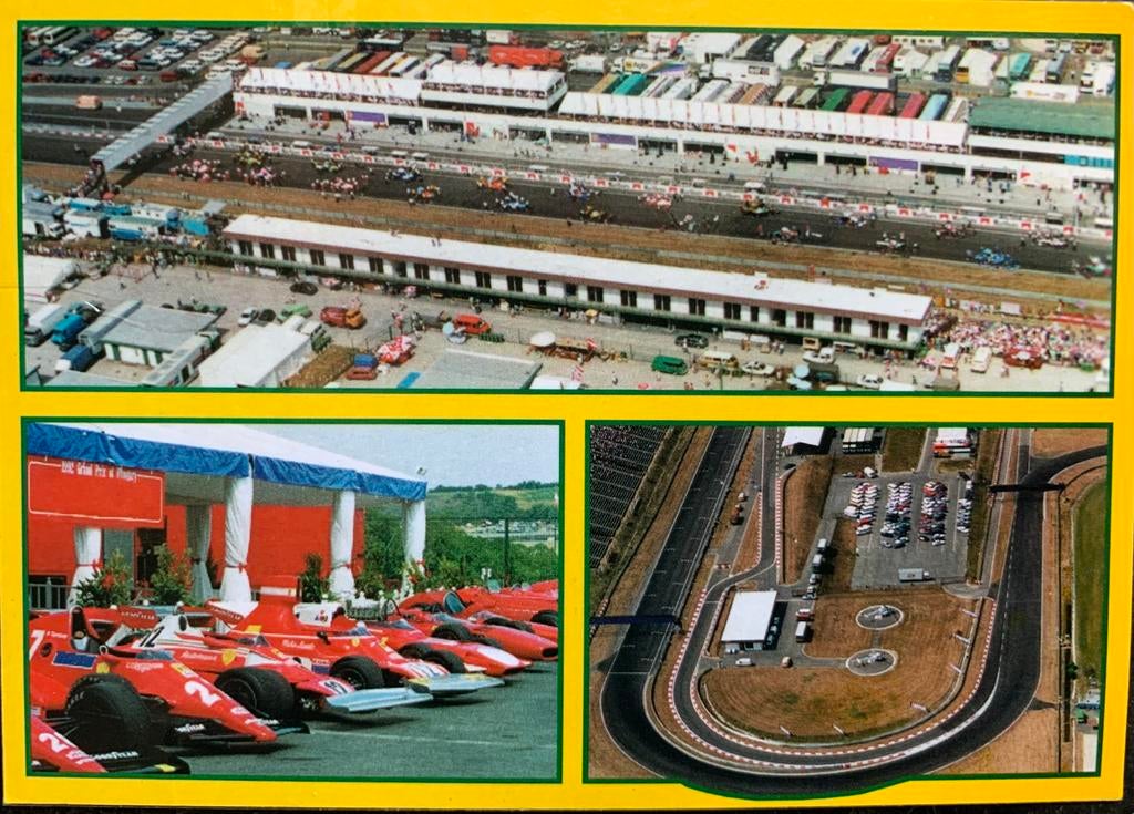 Ansichtkaart Hongarije Formula 1, Ophalen of Verzenden, Gebruikt