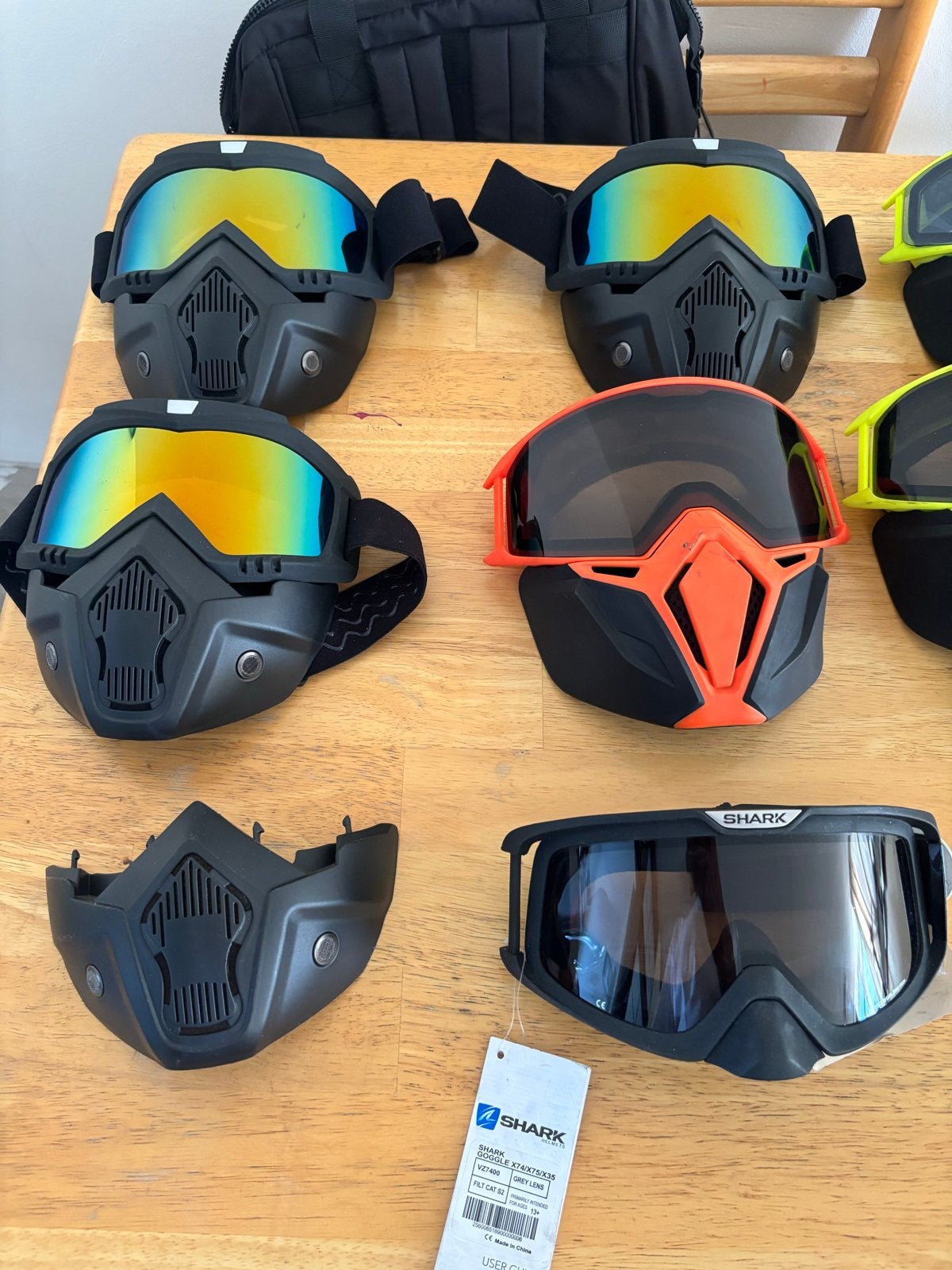 Shark motorhelm maskers en brillen, Motoren, Nieuw met kaartje, Heren, Shark, Overige typen