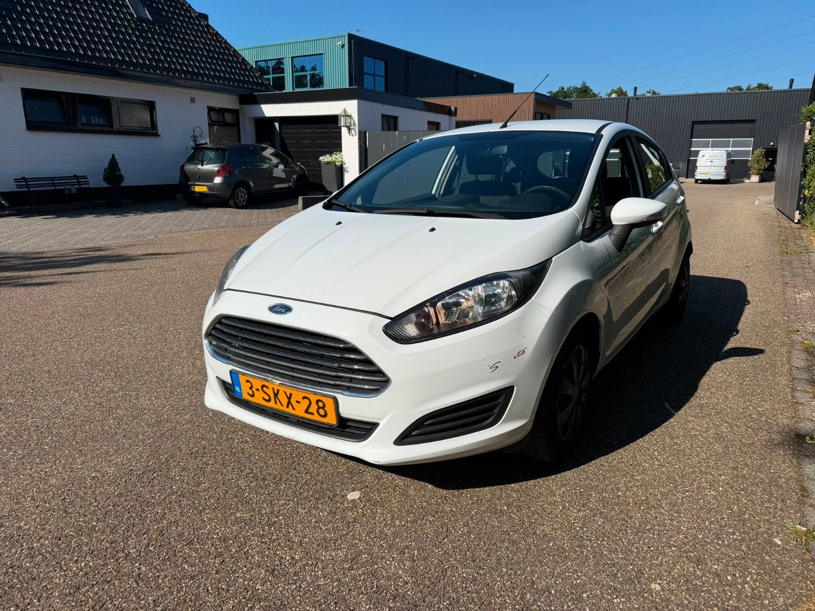 Ford Fiësta 1.6 Tdci 5DR 2013 Wit, Auto's, Ford, Voorwielaandrijving, 96 €/maand, Wit, Origineel Nederlands