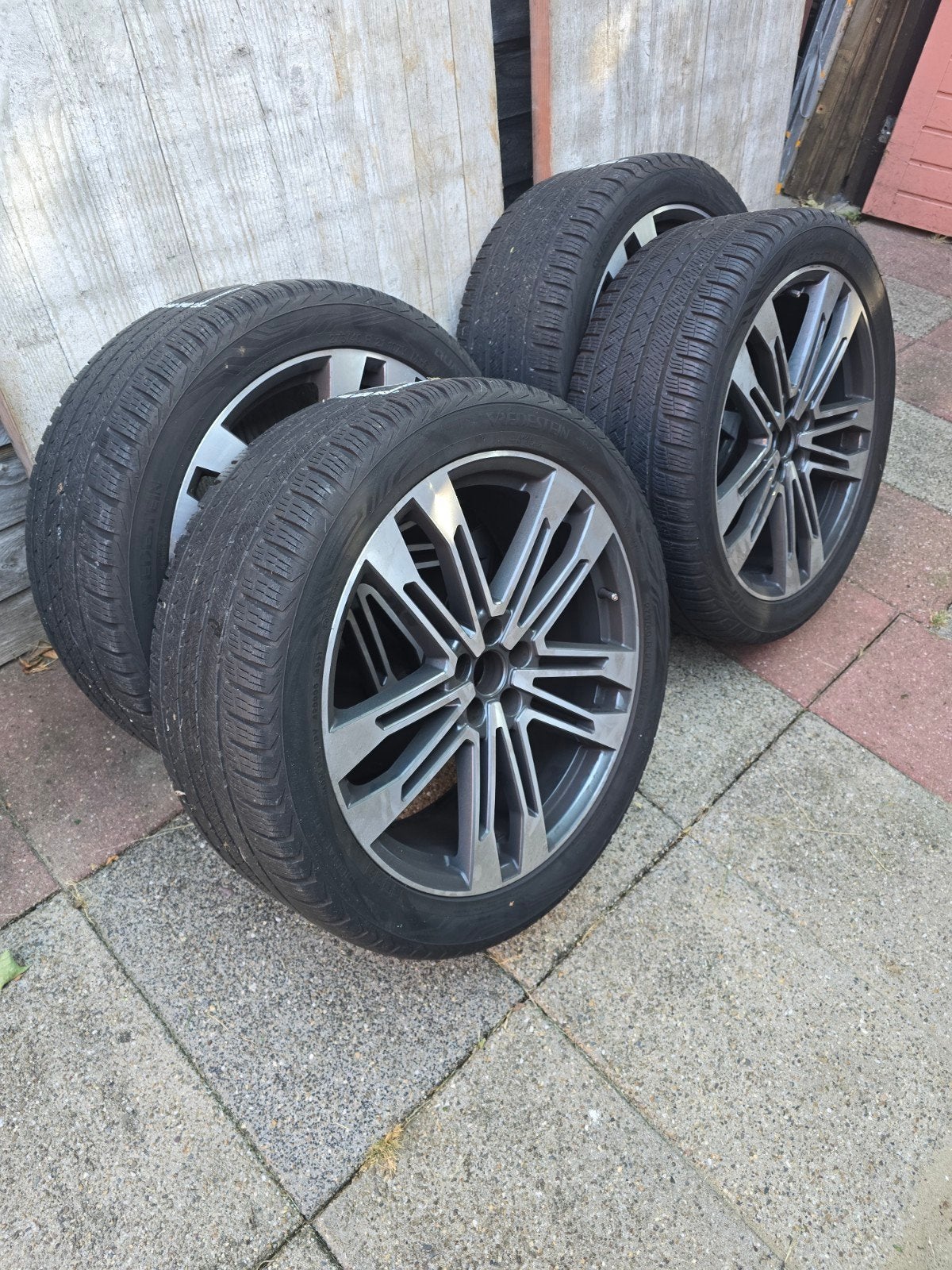 Originele Audi SQ5 Velgen 21 inch met Vredestein all season, Ophalen, 275 mm, Banden en Velgen, 21 inch