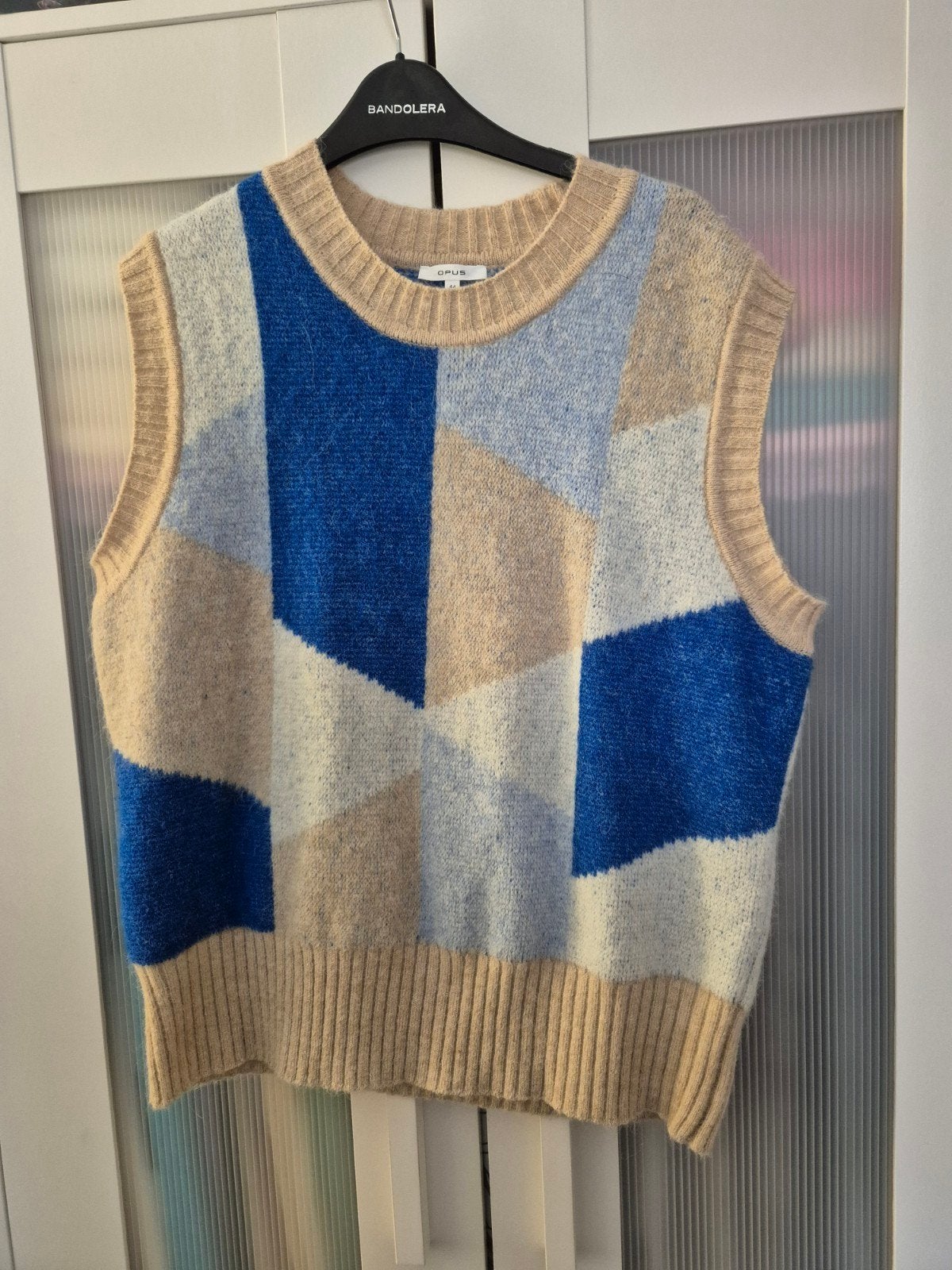 Spencer van Opus, Ophalen of Verzenden, Zo goed als nieuw, Maat 42/44 (L), Blauw