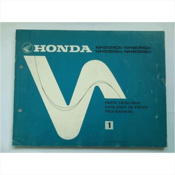 Honda NH50MD NH50MS NH80MD NH80MS Onderdelenboek 1982 #2 Eng, Ophalen of Verzenden, Gelezen, Honda