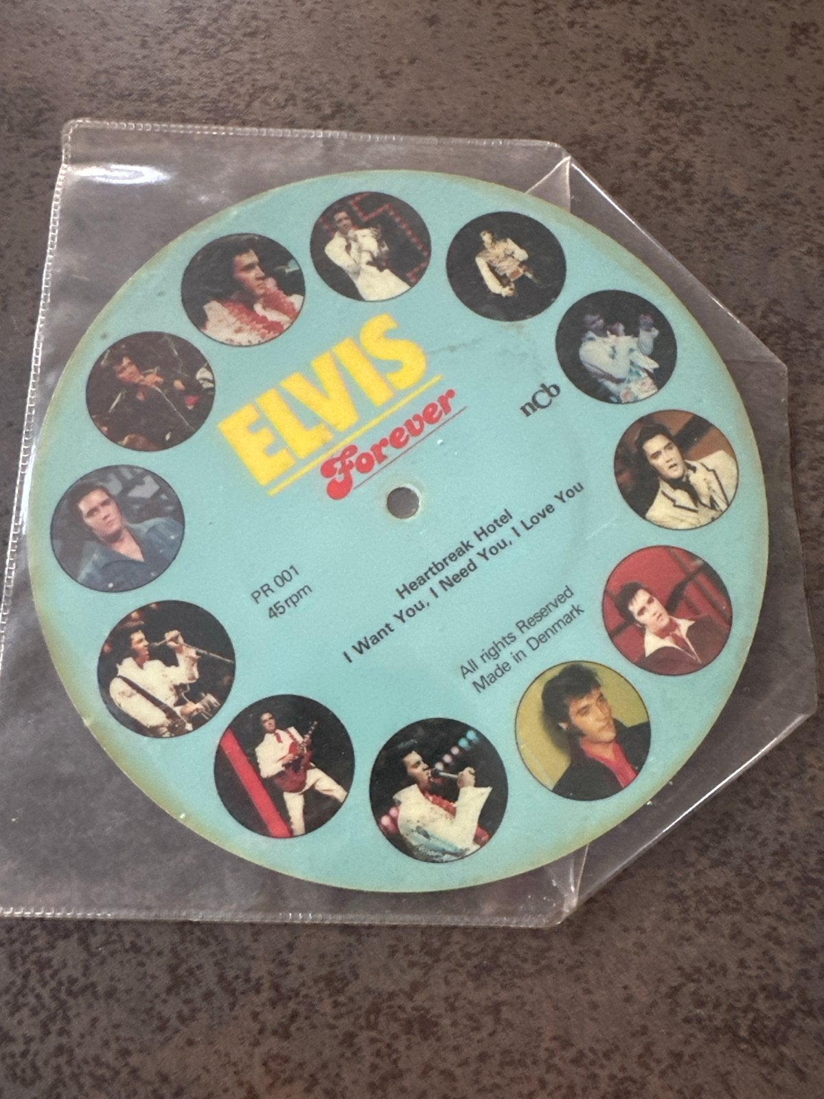 Elvis Forever Picture Disc - Heartbreak Hotel 45 toeren, Cd's en Dvd's, Vinyl Singles, Gebruikt, 7 inch, Ophalen of Verzenden