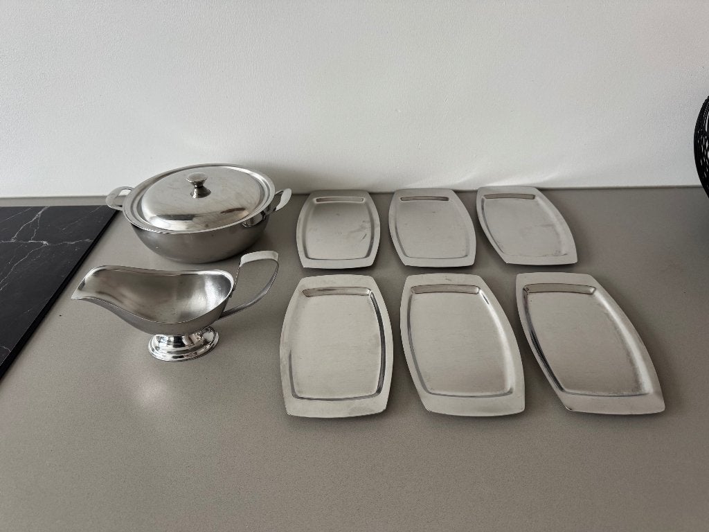 Serveerschalen van RVS, Sola, Gebruikt, Overige merken, Overige typen, Ophalen of Verzenden