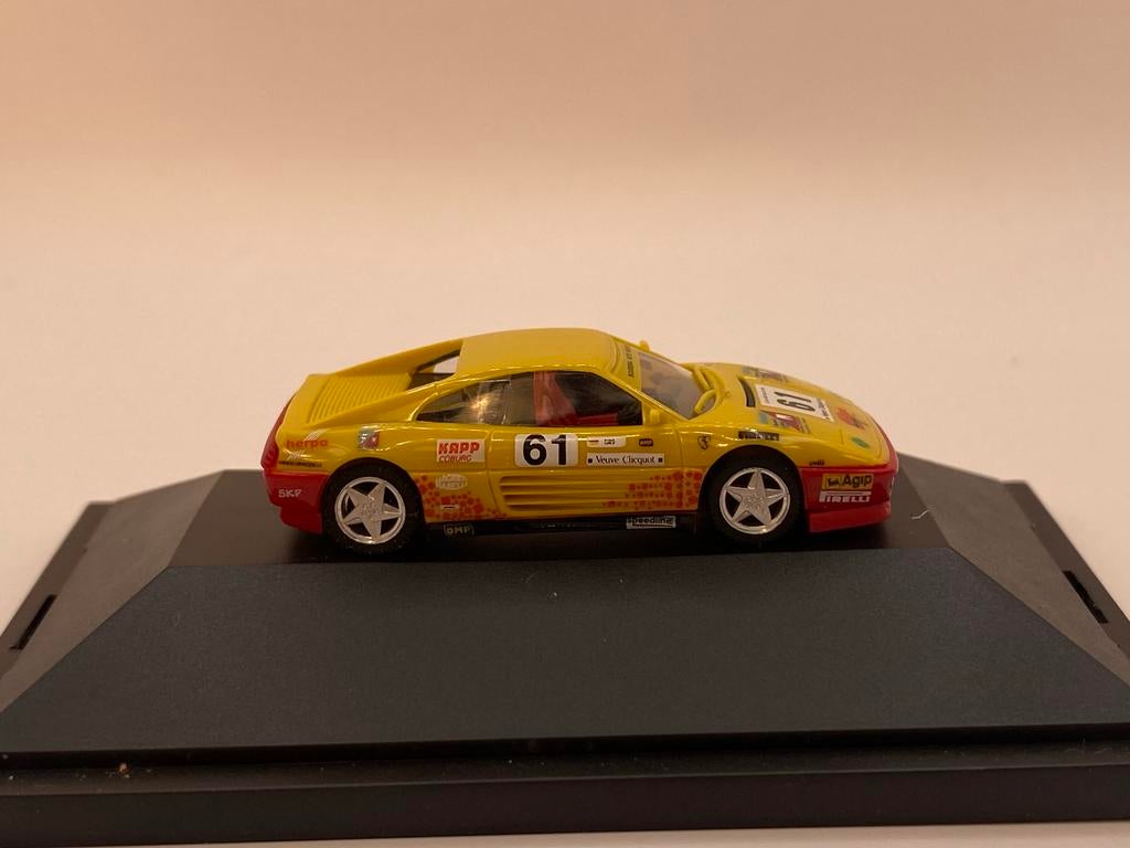 Herpa Exclusive Ferrari 348 Challenge #61 1:87 H0/HO, Ophalen of Verzenden, Zo goed als nieuw, Auto, Herpa