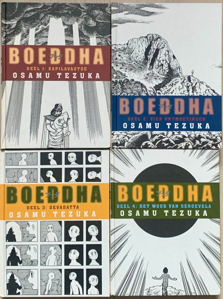 Boeddha Deel 1 tm 4 - Osamu Tezuka [NL] Hardcover, Meerdere stripboeken, Ophalen of Verzenden, Zo goed als nieuw
