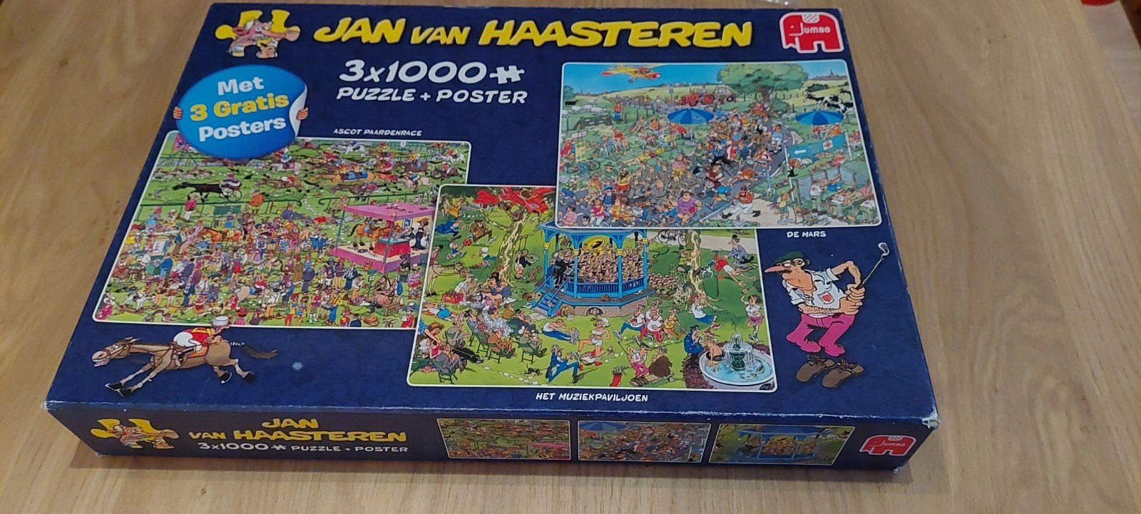 Jan van Haasteren puzzels., Hobby en Vrije tijd, Denksport en Puzzels, Ophalen of Verzenden, 500 t/m 1500 stukjes, Gebruikt