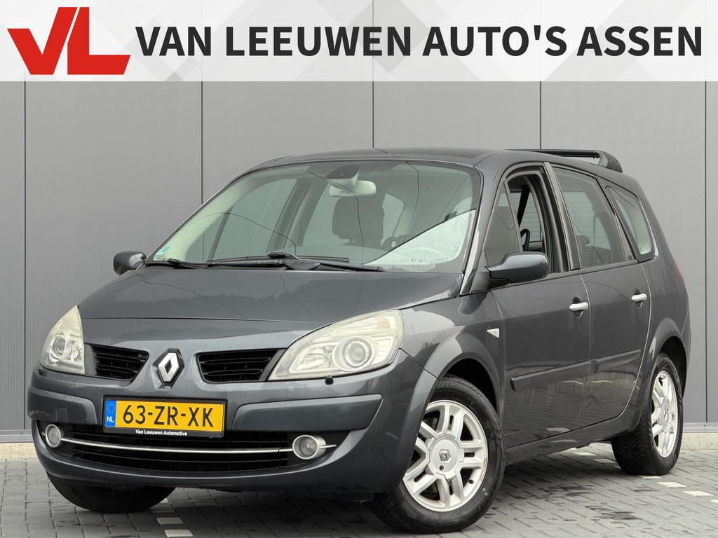 Renault Grand Scénic 1.6-16V Tech Line | RIJKLAAR | Climate, Stof, Gebruikt, Zwart, 4 cilinders