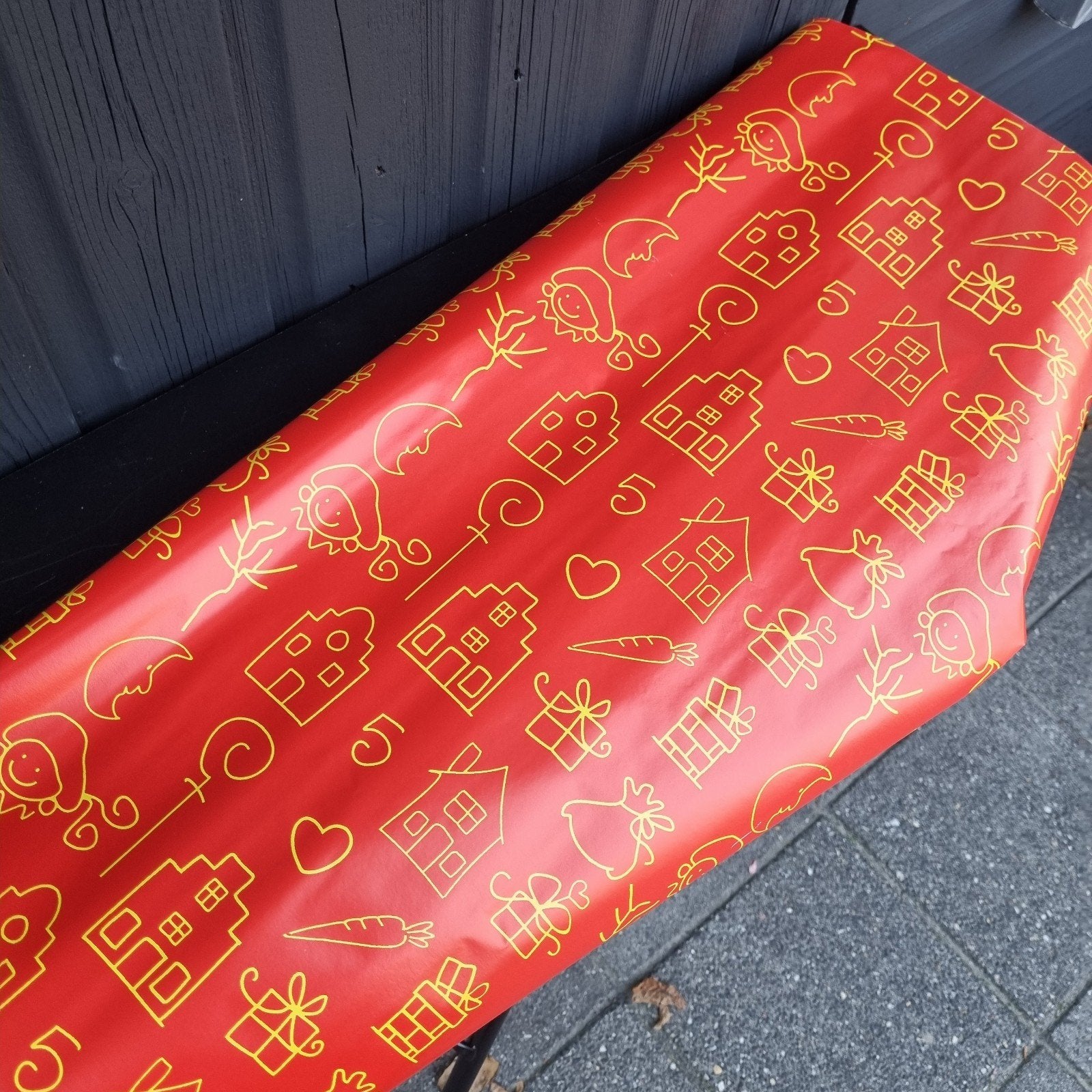 Sinterklaaspapier rol nostalgisch sint en piet inpakpapier, Verzenden, Sqore Boutique, Sqoreboutique@gmail.com, NL