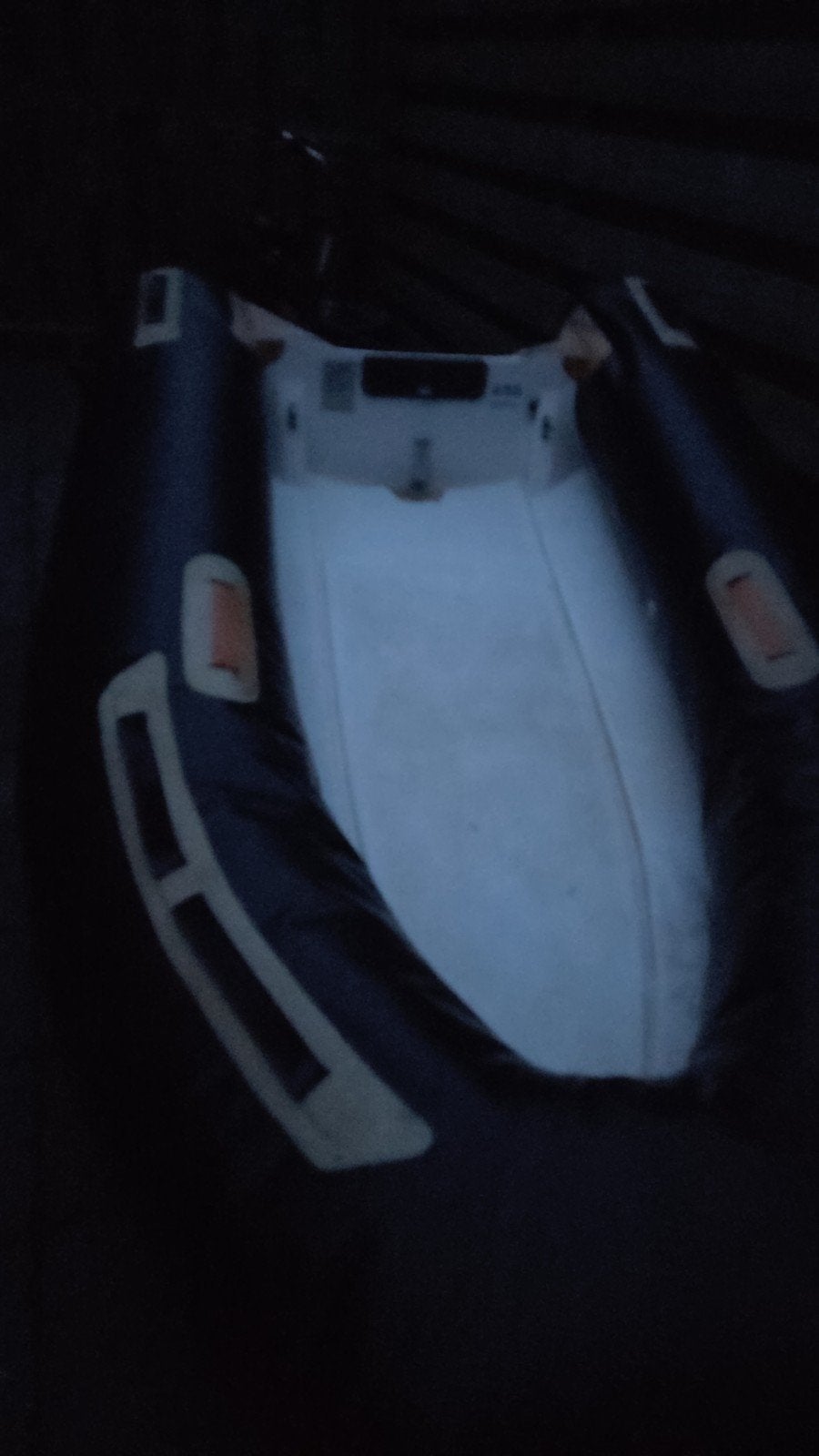 Rubberboot 270 met trailer, Ophalen