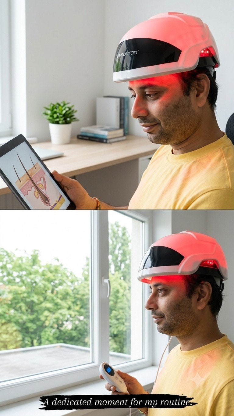 Laser Helm voor Haargroei- new hair guranteed, Ophalen of Verzenden, Zo goed als nieuw, Haarverzorger of -hersteller