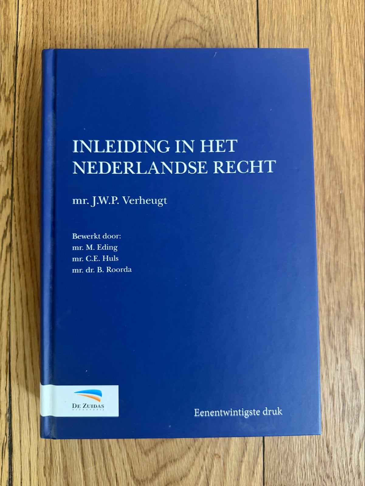 Inleiding in het Nederlandse Recht - mr. J.W.P. Verheugt, Verzenden, Gamma, Zo goed als nieuw, HBO