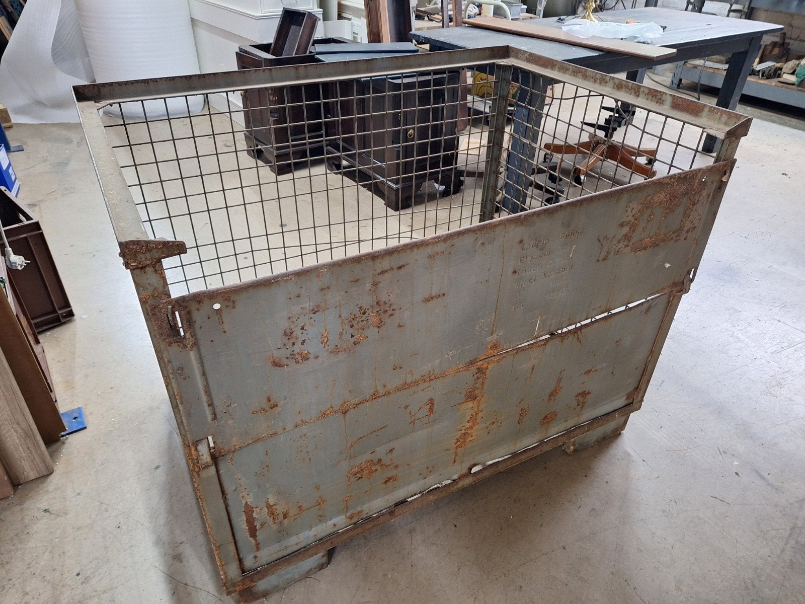 gaascontainer gitterbox, Ophalen, Doos, 100 cm of meer, 60 cm of meer