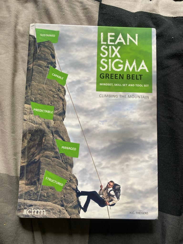 Lean Six Sigma Green Belt Boek - Minimale Gebruikssporen, Ophalen of Verzenden, Gamma, Zo goed als nieuw, HBO